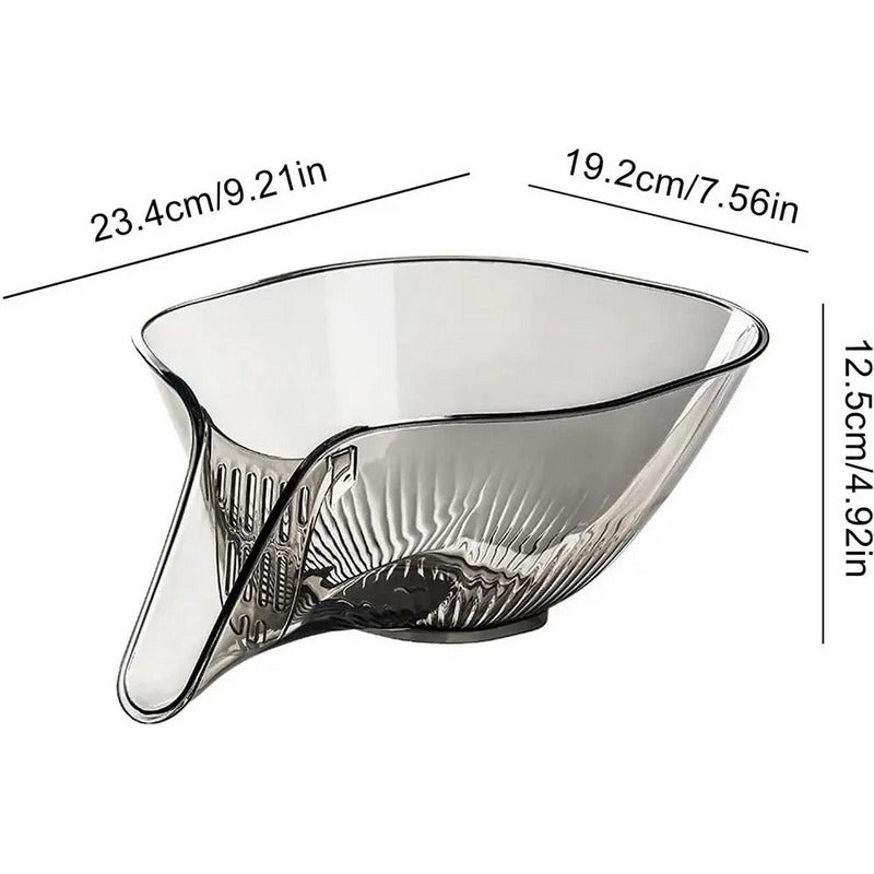 EasyDrain - Adjustable Kitchen Sieve Flexible Size for Pots, Bowls, and Sinks | Durable and Lightweight Design for Easy Rinsing and Draining | Space-Saving Strainer for Fruits, Vegetables, Pasta, and More