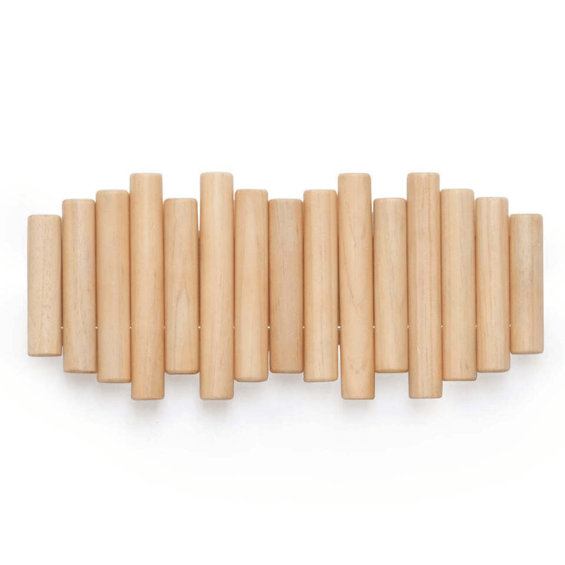 TimberTide- Modern Wooden Wall Rack
