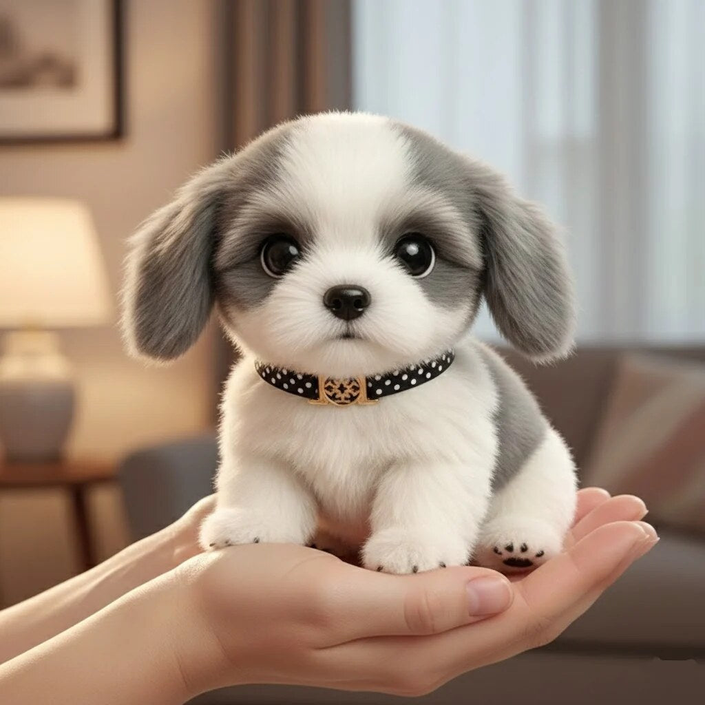 TouchPup - Interaktív plüss kutya érintésre aktiválódó mozgással és ugatással