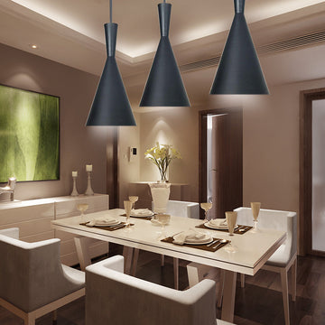 NordLysCeiling - Ceiling Lamp Scandinavian Minimalist Design with Soft Diffused LED Light | Adjustable Hanging Height for Versatile Illumination | Elegant Accent for Dining, Kitchen, Living Room, or Bedroom