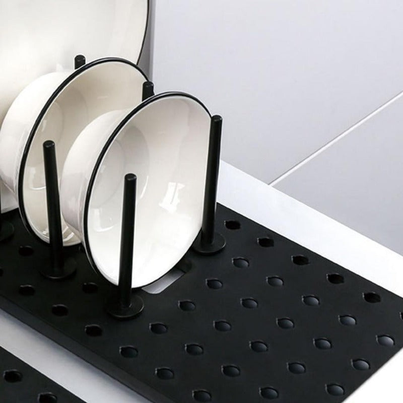 EasyTray - Adjustable Kitchen Organizer Flexible Compartments with Durable Construction | Space-Saving Design for Cabinets, Countertops, or Drawers