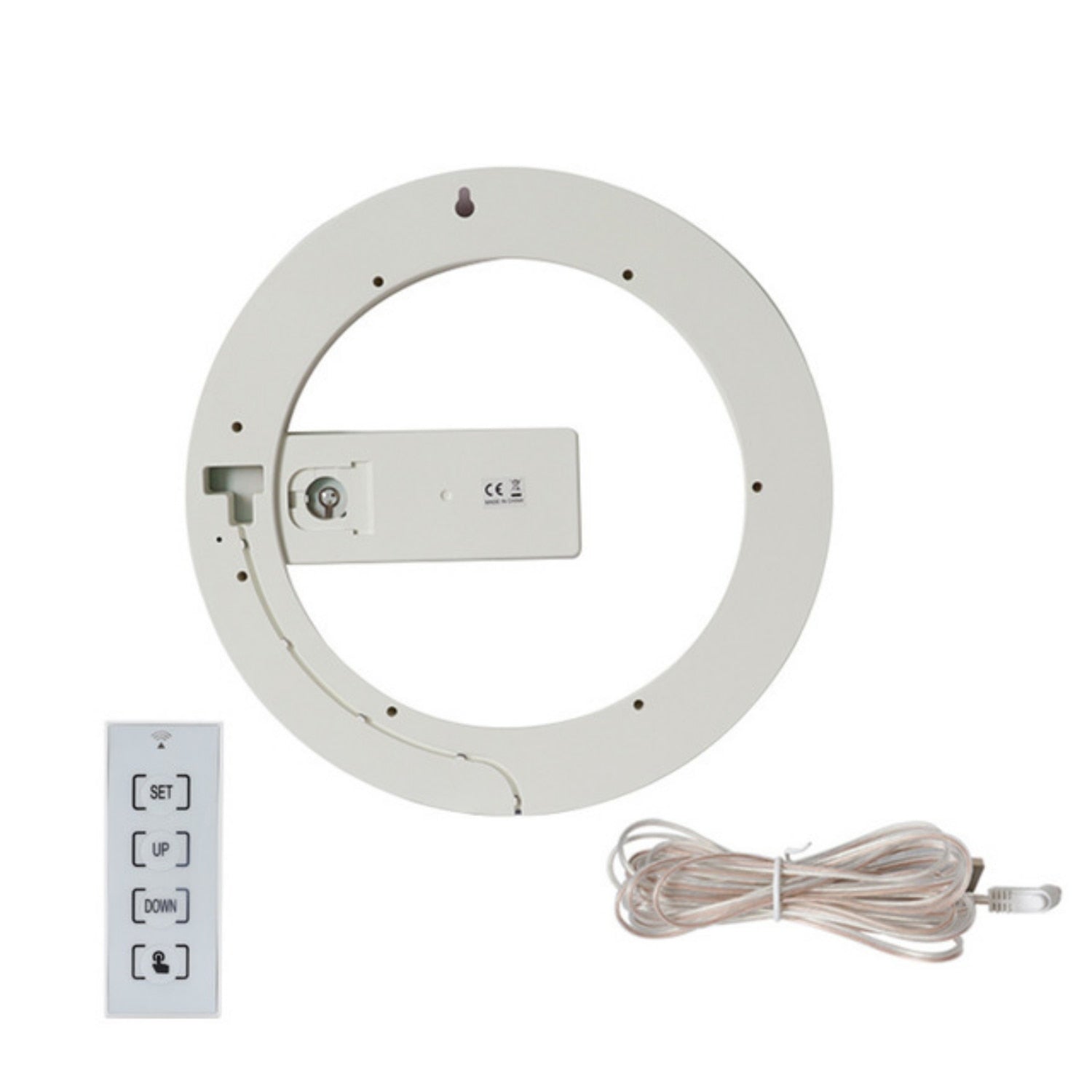 HaloTime - Circular LED Digital Clock with Ambient Glow