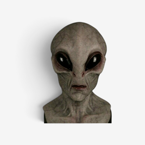 Realistic Alien Full Head Mask for Cosplay and Halloween