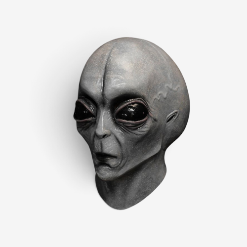 Realistic Alien Full Head Mask for Cosplay and Halloween