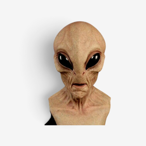 Realistic Alien Full Head Mask for Cosplay and Halloween