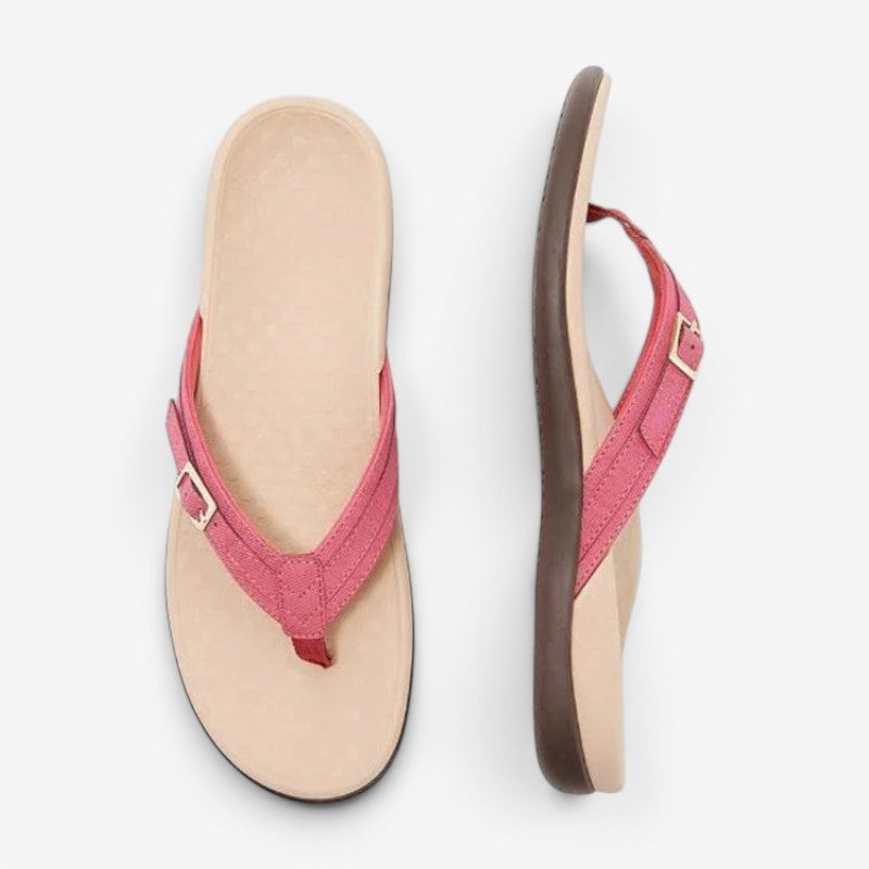 Decorative Strap Flip-Flop Slippers