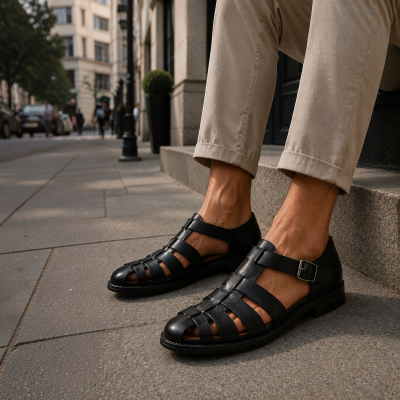 Men’s Stylish Breathable Round Toe Shoes