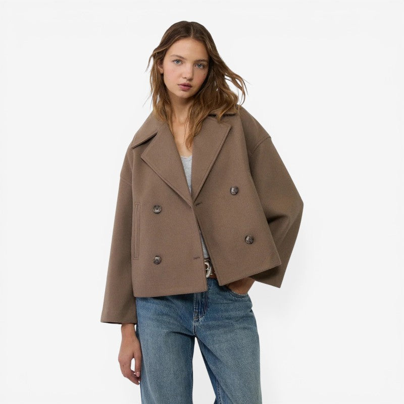 Short Double-Breasted Jacket