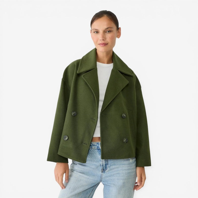 Short Double-Breasted Jacket