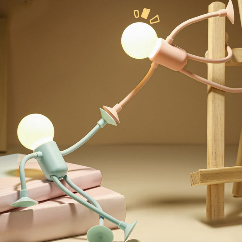 Whimsical - Bookend Lamp Dual-Function Design as Bookend and Table Lamp | Soft Ambient Light for Reading or Relaxing | Playful and Compact Accent for Desk, Shelf, or Nightstand