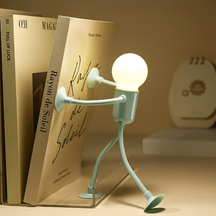Whimsical - Bookend Lamp Dual-Function Design as Bookend and Table Lamp | Soft Ambient Light for Reading or Relaxing | Playful and Compact Accent for Desk, Shelf, or Nightstand