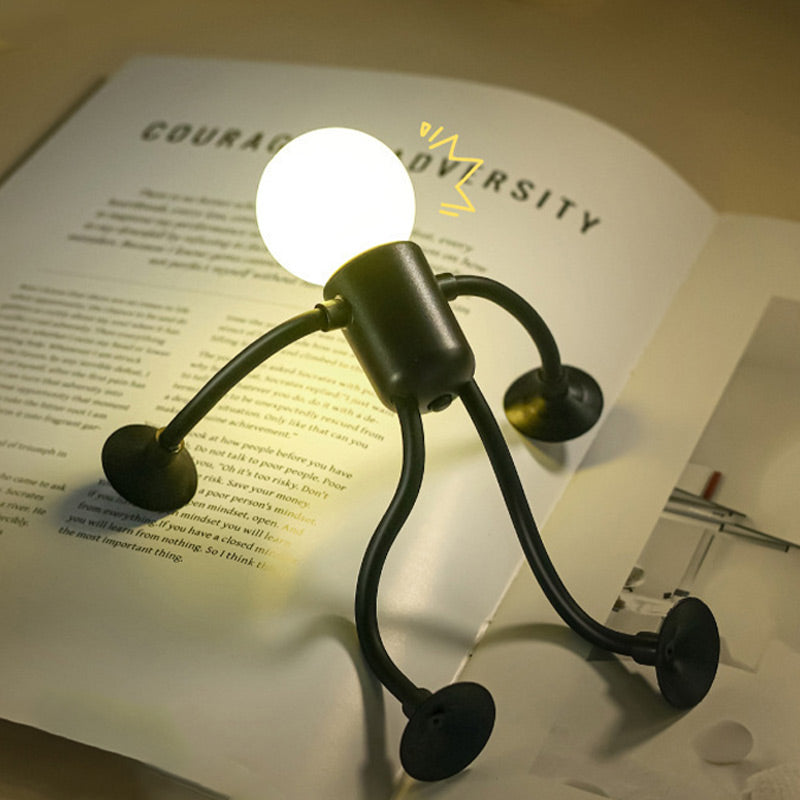 Whimsical - Bookend Lamp Dual-Function Design as Bookend and Table Lamp | Soft Ambient Light for Reading or Relaxing | Playful and Compact Accent for Desk, Shelf, or Nightstand