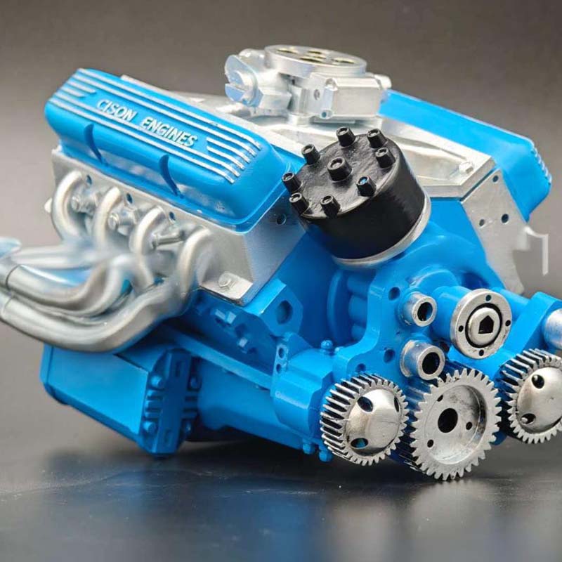 MiniTorque – Mini V8 benzinmotor modellkészlet CDI gyújtással