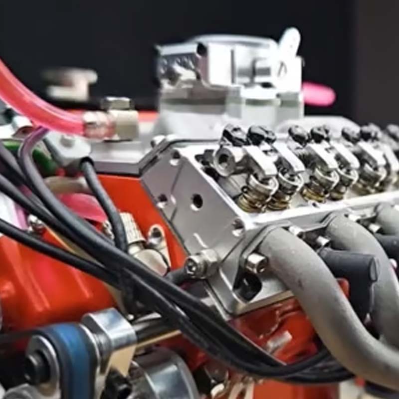MiniTorque – Mini V8 benzinmotor modellkészlet CDI gyújtással