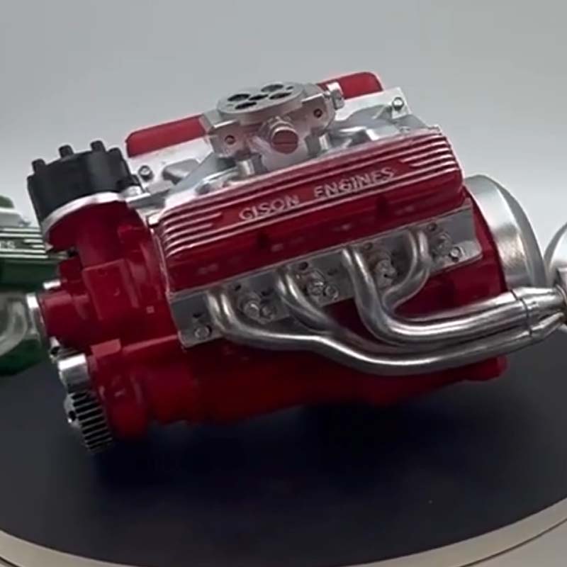 MiniTorque – Mini V8 benzinmotor modellkészlet CDI gyújtással
