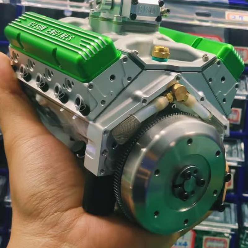 MiniTorque – Mini V8 benzinmotor modellkészlet CDI gyújtással