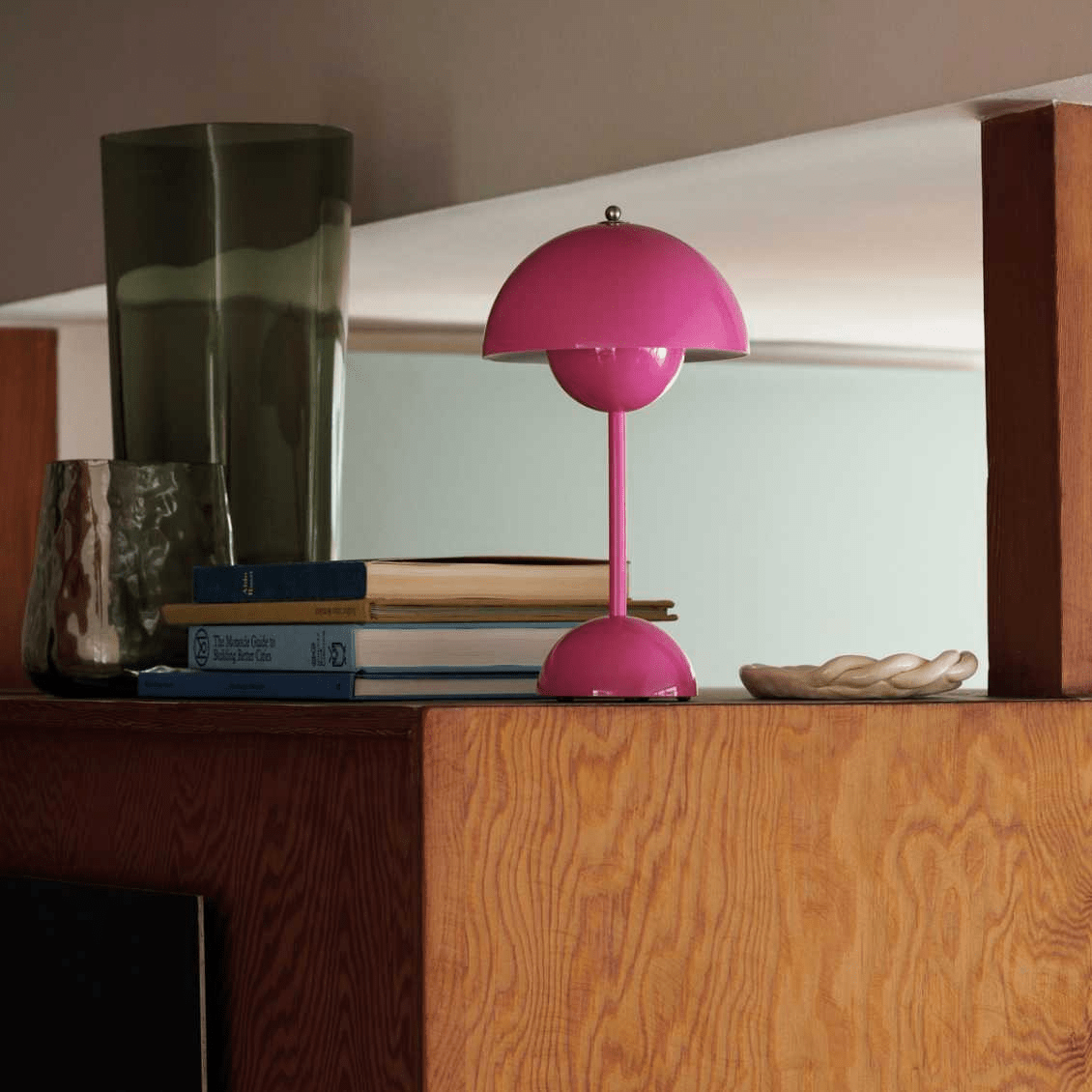 Lunarglo | LED Lamp Modern Sleek Design with Soft Ambient Glow | Energy-Efficient LED Lighting for Cozy, Inviting Atmosphere | Versatile Placement for Nightstand, Living Room or Office