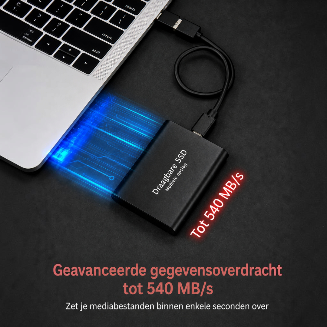 DataVault – 1-16 TB hordozható külső SSD USB 3.1 és Type-C csatlakozással