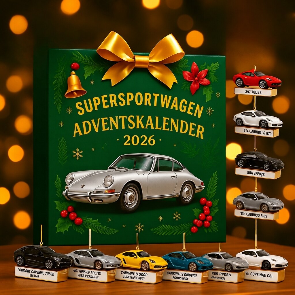 Racemerry - Adventi naptár 24 szuperautó miniatúrával