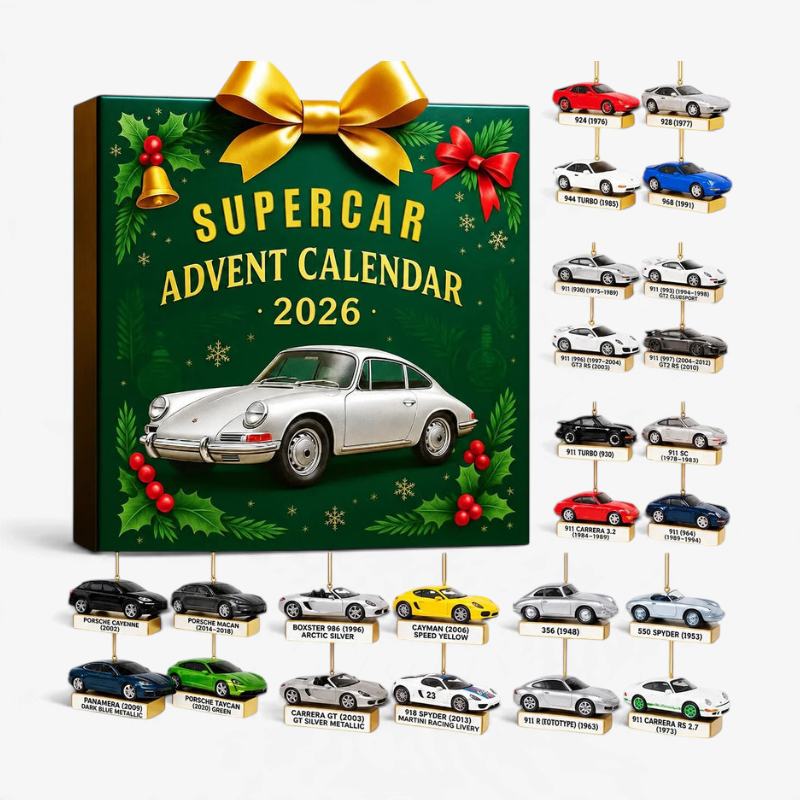 Racemerry - Adventi naptár 24 szuperautó miniatúrával