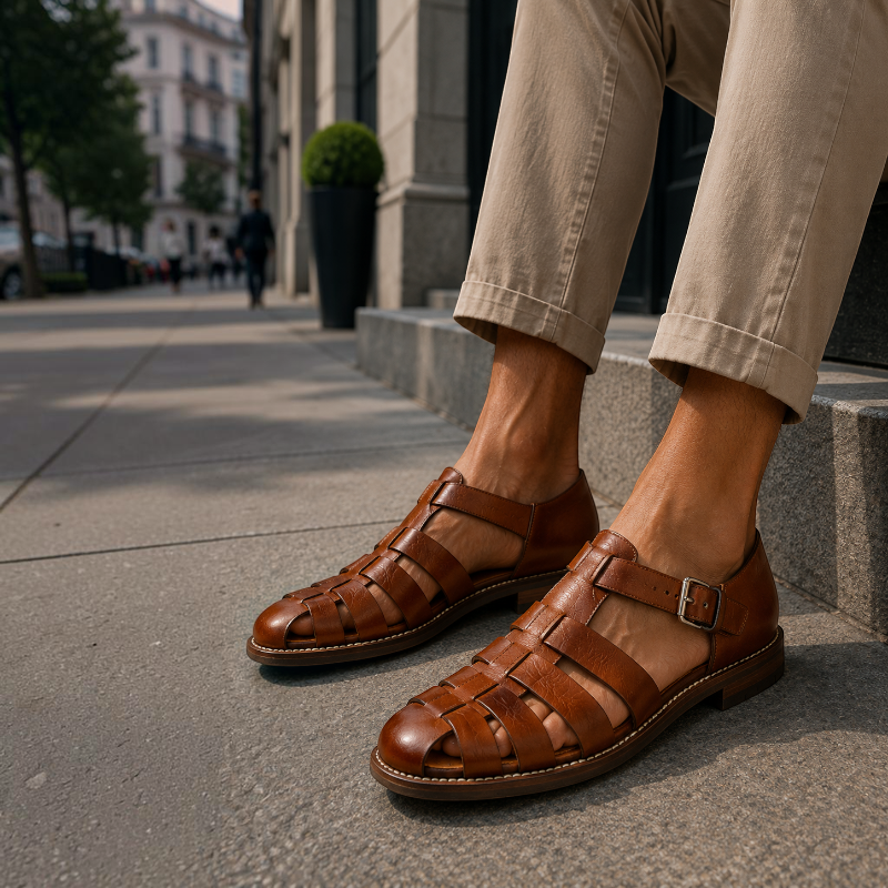 Men’s Stylish Breathable Round Toe Shoes