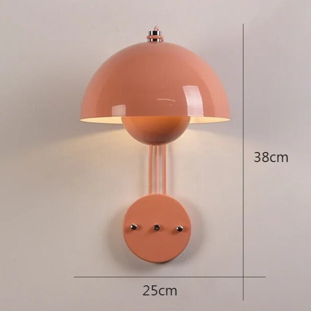 LumiShroom - Wall Light Mushroom-Inspired Design with Soft Ambient Glow | Elegant Minimalist Accent for Bedroom, Hallway, or Cozy Corner | Whimsical Decorative Lighting for Modern Interiors