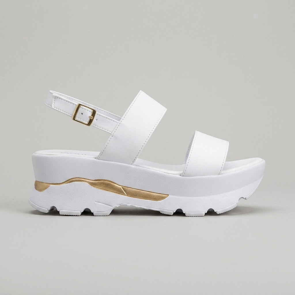 Women's Platform Sandals with Ankle Strap