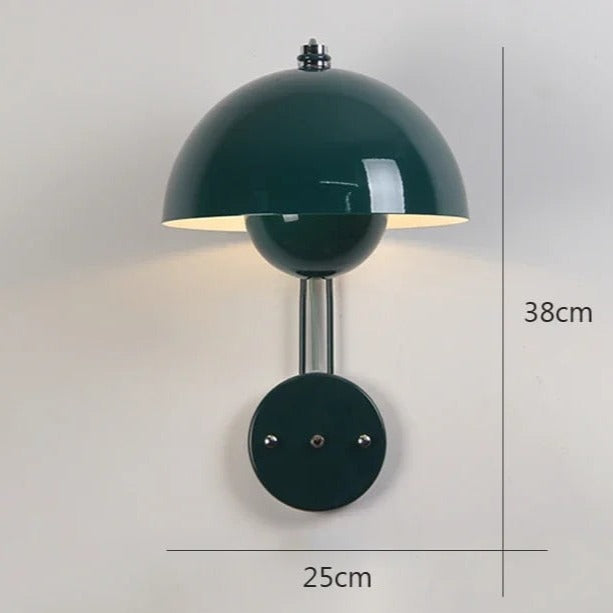 LumiShroom - Wall Light Mushroom-Inspired Design with Soft Ambient Glow | Elegant Minimalist Accent for Bedroom, Hallway, or Cozy Corner | Whimsical Decorative Lighting for Modern Interiors