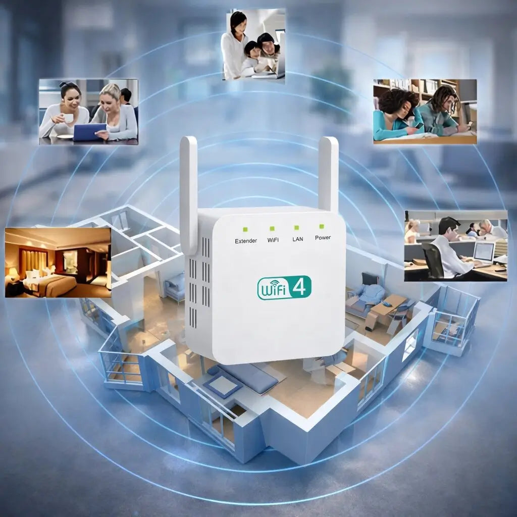 SignalBoost - Wi-Fi jelerősítő kettős antennával és 300 Mbps sebességgel