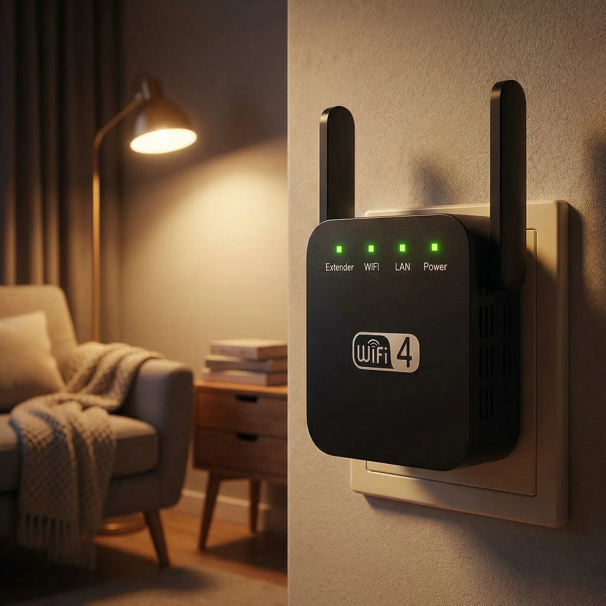 SignalBoost - Wi-Fi jelerősítő kettős antennával és 300 Mbps sebességgel
