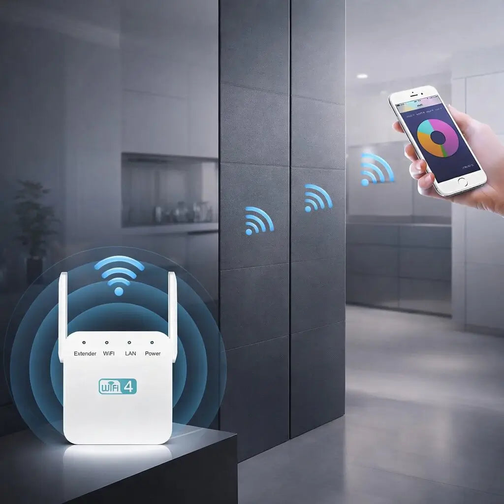 NetWave - Wifi jelerősítő és ismétlő kettős antennával