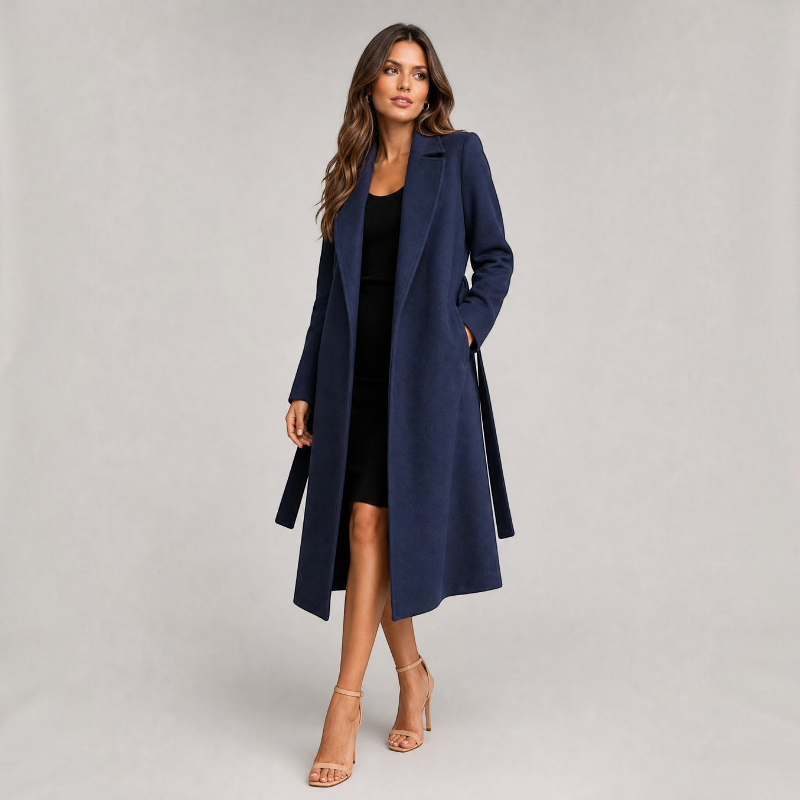 Stylish Women’s Long Sleeve Trench Coat