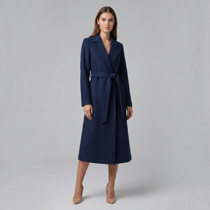 Stylish Women’s Long Sleeve Trench Coat