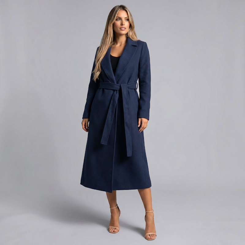 Stylish Women’s Long Sleeve Trench Coat