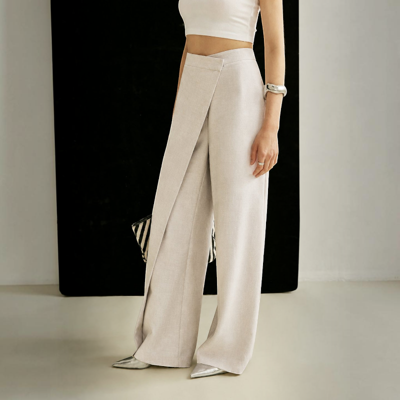Women's Wide Leg Jeans with Elastic Waist
