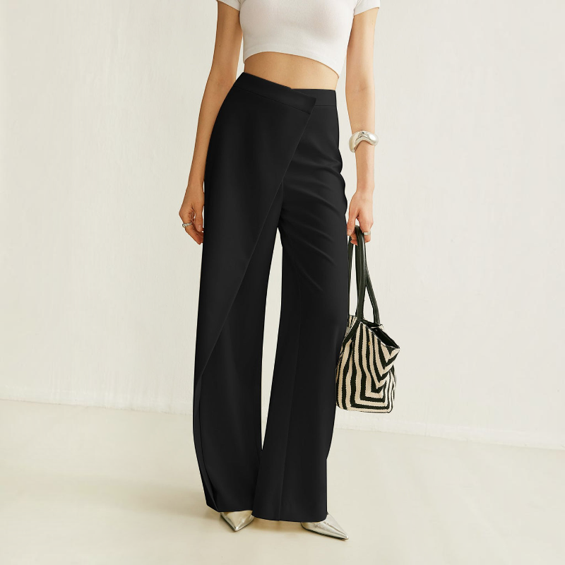 Women's Wide Leg Jeans with Elastic Waist