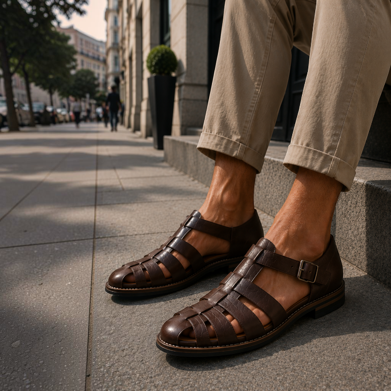 Men’s Stylish Breathable Round Toe Shoes